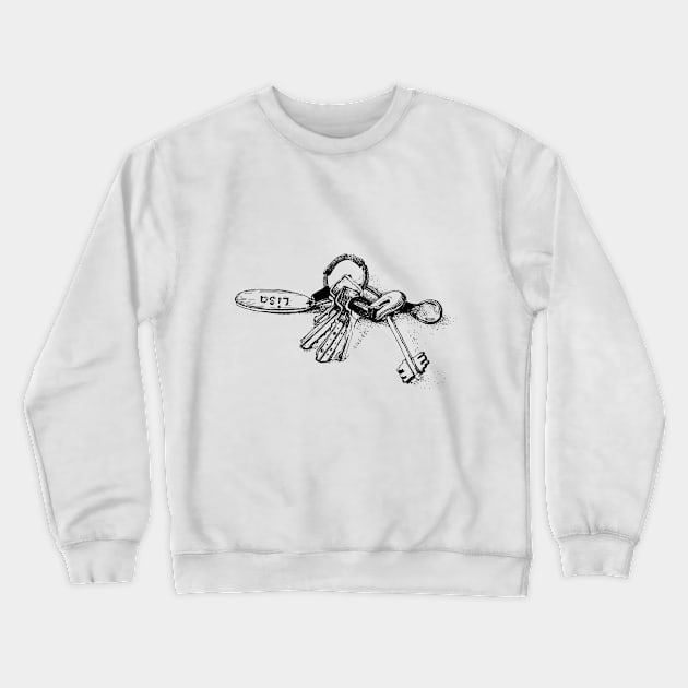 Portrait of the keys. A unique gift for any holiday. Crewneck Sweatshirt by ElizabethArt